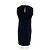 Vestido corto sin mangas de lana negra Parosh Negro - vista 2