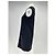 Vestido corto sin mangas de lana negra Parosh Negro - vista 4