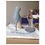 Décolleté Aperlai Azzurro Cristalli Swarovski Blu chiaro - vista 2