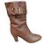 Chloé Paddington Stiefeletten Leder Hellbraun