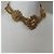 Collana Chanel Leone Placcata Oro Gold hardware - vista 5
