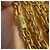 Collana vintage Chanel in catena dorata multistrato con logo CC testurizzato Gold hardware - vista 5