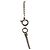 Collar Péndulo Chanel Silver Cambon Ligne Plata - vista 2