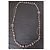 Chanel Collana CC B21P Logo in Pelle Rosa con Perle e Cristalli GHW - vista 6