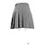 Falda corta plisada de lana gris Thom Browne - vista 2