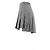 Falda corta plisada de lana gris Thom Browne - vista 4