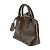 Louis Vuitton Shiny Monogram Lockit BB Handtasche Braun Roh Monogramm - Ansicht 2