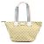 Gucci GG Canvas Leder Schultertasche Pink Blau Beige