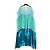 Yvonne S 2020 Maxikleid FR36 Größe S Oversized Wind Baumwollvoile Kleid UK8 US6 Grün