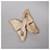 Vintage 1990s Yves Saint Laurent butterfly brooch Dark purple  - view 6