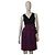 Abito mini senza maniche DKNY stampa leopardata nero e fucsia