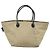 Autre Marque Burberrys Blue Label Tote Bag aus Nylon Beige Silber Authentisch ti3066 - Ansicht 2