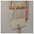 Borsa a spalla Gancini in tela bianca e argento di Salvatore Ferragamo Auth bs25930 Bianco - vista 24