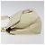 Borsa a spalla Gancini in tela bianca e argento di Salvatore Ferragamo Auth bs25930 Bianco - vista 5
