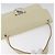 Borsa a spalla Gancini in tela bianca e argento di Salvatore Ferragamo Auth bs25930 Bianco - vista 6