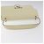 Borsa a spalla Gancini in tela bianca e argento di Salvatore Ferragamo Auth bs25930 Bianco - vista 7