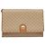 Céline Borsa a spalla in tela Macadam CELINE PVC beige oro Auth sw761 D'oro - vista 13