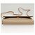 Céline Borsa a spalla in tela Macadam CELINE PVC beige oro Auth sw761 D'oro - vista 5