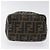 Borsa a mano in tela Zucca FENDI Nera Marrone Argento Auth ar13639 Nero - vista 5