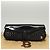 BALLY Clutch Tasche aus schwarzem Leder mit Gold Auth BA1888 - Ansicht 12