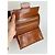Céline Vintage Celine Paris Wildleder Leder Monogramm Brieftasche braun - Ansicht 8