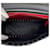 Valentino Garavani Rockstud Spike Grand Sac en Cuir de Veau à Rabat 2 Voies Bandoulière Noir  - vue 12