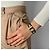 Clic H Hermès Bracciale Clic Clack in metallo placcato oro smaltato 6 Cavallo e Imbracatura bicolore Multicolore - vista 2