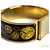 Clic H Hermès Bracciale Clic Clack in metallo placcato oro smaltato 6 Cavallo e Imbracatura bicolore Multicolore - vista 9