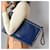 Valentino Garavani Pochette en cuir de veau Rockstud moyen bleue  - vue 2