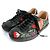 Gucci Baskets en cuir rayées brodées de fleurs Ace 40 Noir