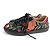 Gucci Baskets en cuir rayées brodées de fleurs Ace 40 Noir - vue 2