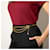 Timeless Chanel CC Metal Thin Belt 85 Gold Golden  - view 3