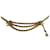 Timeless Chanel CC Metal Thin Belt 85 Gold Golden  - view 4
