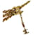 Timeless Chanel CC Metal Thin Belt 85 Gold Golden  - view 5
