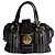 Borsa a mano Ophidia Boston Small Aviatrix Guccissima in tela nera Nero