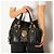 Borsa a mano Ophidia Boston Small Aviatrix Guccissima in tela nera Nero - vista 2