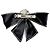 Timeless Chanel Camellia Seidenhaarschmuck bicolor Mehrfarben - Ansicht 4