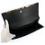 Saint Laurent Clutch in pelle con rivetti nera Nero - vista 8