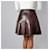 Timeless Chanel Mini falda de cuero marrón Castaño  - vista 2