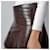 Timeless Chanel Mini falda de cuero marrón Castaño  - vista 3