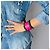 Valentino Garavani Bracciale in pelle Rockstud bicolore Multicolore - vista 2