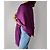 Louis Vuitton Foulard classico in lana e seta viola Porpora - vista 2