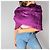 Louis Vuitton Foulard classico in lana e seta viola Porpora - vista 3