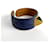 Hermès Medor Exotic Leather Bracelet 16 cm Blue  - view 5