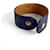 Hermès Medor Exotic Leather Bracelet 16 cm Blue  - view 6