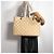 Timeless Chanel Borsa shopper in pelle caviar trapuntata beige GST - vista 2