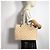 Timeless Chanel Borsa shopper in pelle caviar trapuntata beige GST - vista 3