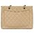 Timeless Chanel Borsa shopper in pelle caviar trapuntata beige GST - vista 4