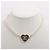 Timeless Chanel Collana in metallo CC cuore e perle dorate D'oro - vista 2