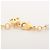 Timeless Chanel Collana in metallo CC cuore e perle dorate D'oro - vista 4